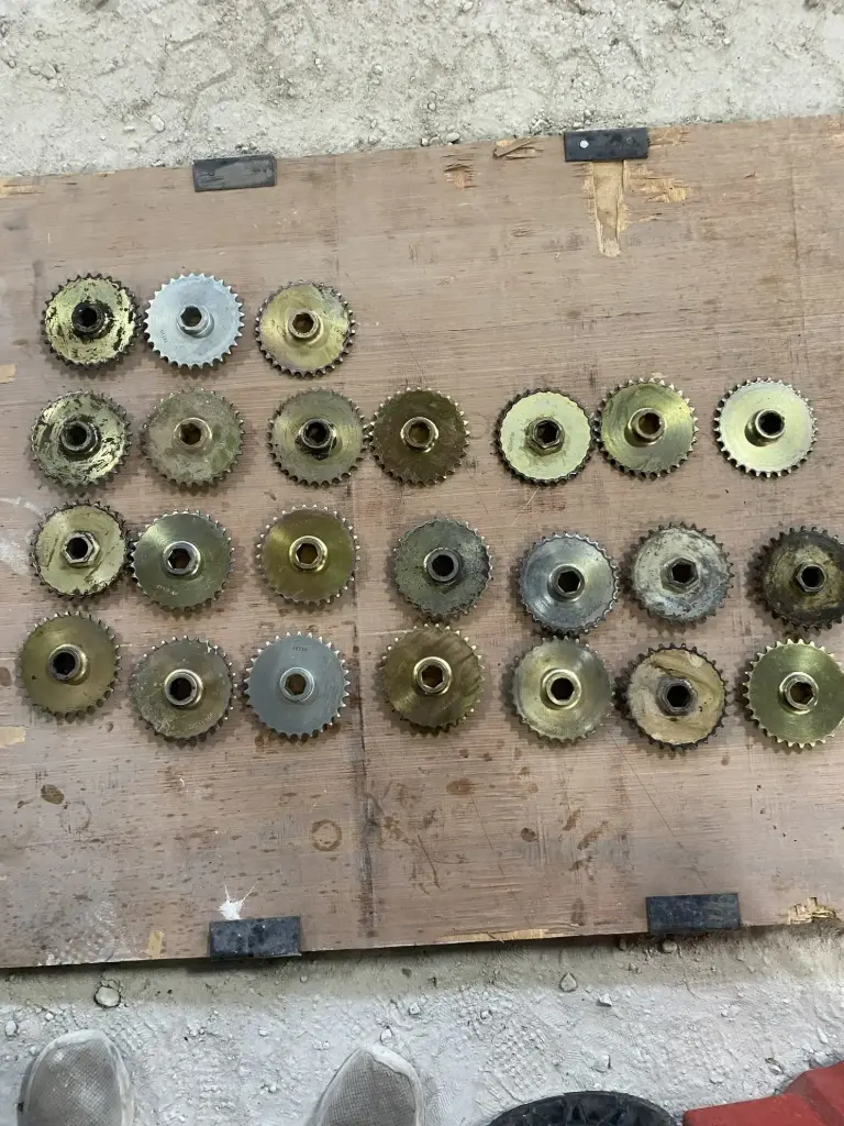 Used 7/8" Hex Shaft 29 Tooth 7/8" Hex Sprocket